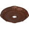 Ekena Millwork Heaton Ceiling Medallion (Fits Canopies up to 6 1/2"), 27 1/2"OD x 3 7/8"ID x 2 1/4"P, Copper Penny CM27HECPS - alternate 4